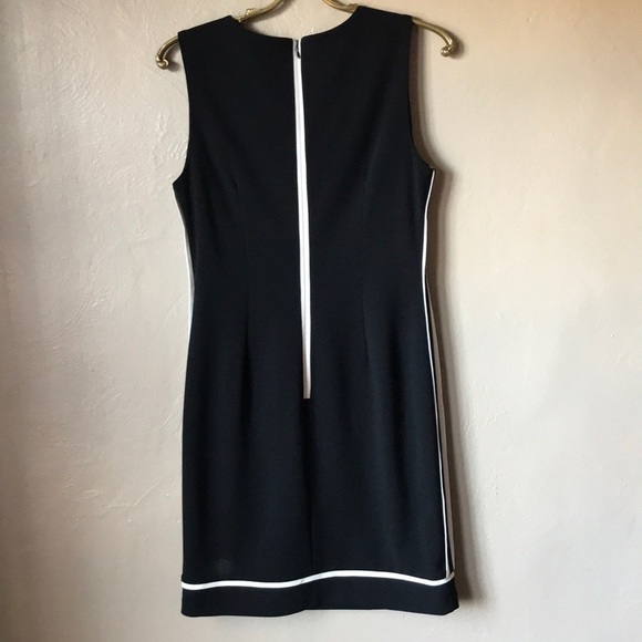 Vince Camuto Black Shift Dress Size 8 - Picture 2 of 5